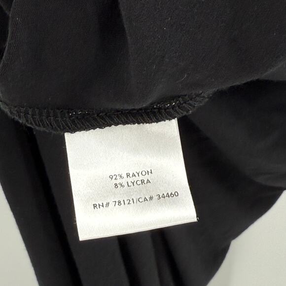 EILEEN FISHER Dress Size Medium NEW Midi Hi Lo Rayon Lycra Stretch Comfy NWOT - Picture 4 of 9